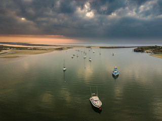 Quiet River - Sunrise at Ria Formosa, Algarve