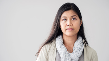 Portrait of asian young woman