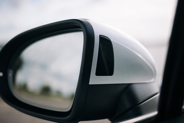 Modern car rear view mirror 