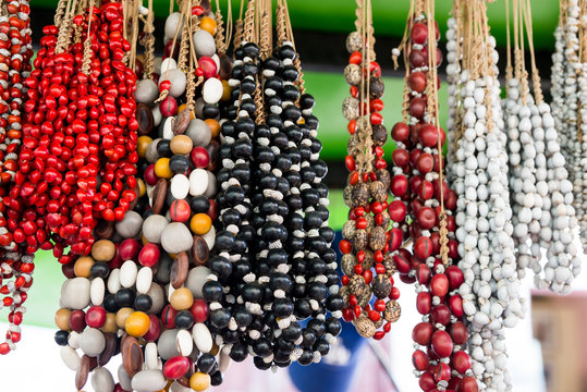 Typical Cuban souvenir - seed jewelry