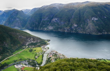 Beautiful landscape.Travel in Norway