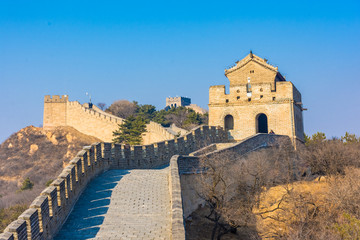 Obraz premium The Great Wall of China, section of Badaling, China