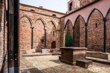 Historical Castle of Cardona in Barcelona, Catalonia.