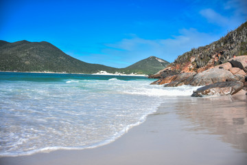 view of an island in the sea