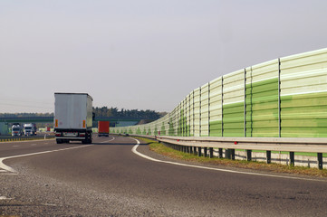 A trip to the highway from the travelers' resting place.