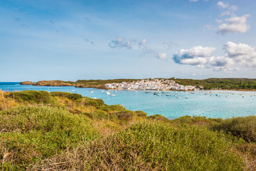 Es Grau Village in Minorca, Spain.