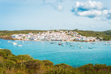 Es Grau Village in Minorca, Spain.