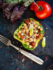 chickpea vegan sandwich