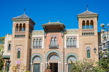 Fototapeta na wymiar The Museum of Arts and Popular Customs in Seville, Spain.