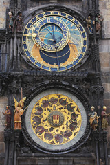 The famous Astronomical Clock in old Prague