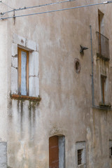 Take to the center of the village, Villetta Barrea, Abruzzo, Italy. October 13, 2017