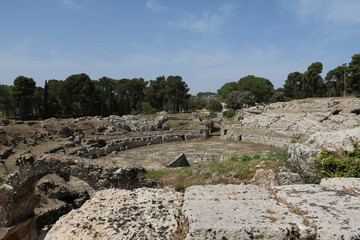 Anfiteatro romano di Siracusa, Roman amphitheater in Syracuse, Sicily Italy 