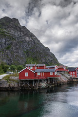 The little village of A i Lofoten, Norway