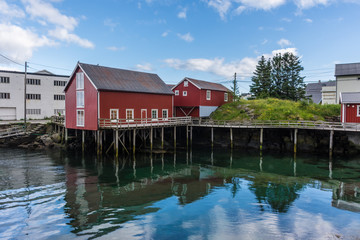 Obraz premium The little village of A i Lofoten, Norway