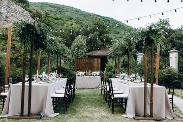 Wedding table decoration