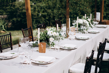 Wedding table decoration