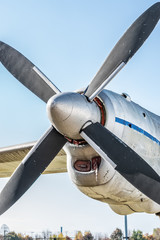 propeller of an airplane