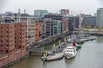 Living in the harbor district of Hamburg