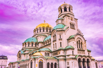 The Alexander Nevsky Orthodox Cathedral of Sofia, Bulgaria