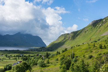 Landscape of the Lofoten Islands, Norway