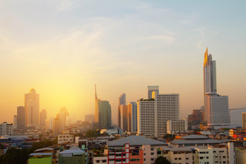 Fototapeta premium Bangkok City skyline Thailand 
