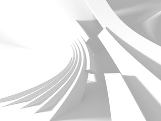 Fototapeta premium Abstract Modern White Architecture Background