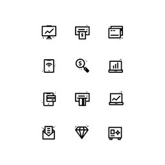 Business Icon Sets Outline