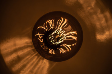 Vintage Lightbulb closeup