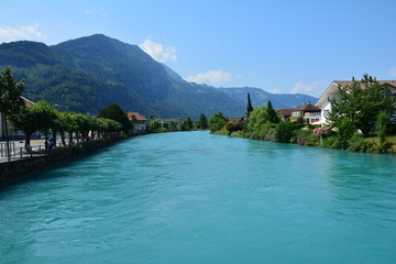 Obraz premium Interlaken Suisse - Interlaken Switzerland