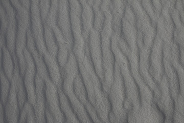Close up of sand in White Sands National Monument, New Mexico