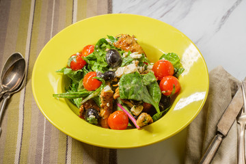 Fresh Greek Salad Chicken