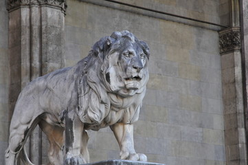 Feldherrenhalle München Löwe Löwenstatue