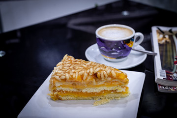 Portion of pine nut pie