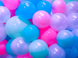 Balloons. Wall of balloons. colored balls.