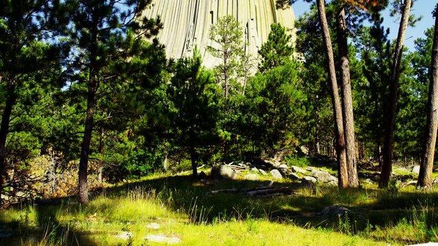American National Monument Devils Tower Wyoming USA 