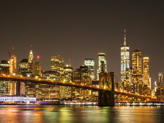 Fototapeta na wymiar ニューヨーク　マンハッタン　夜景