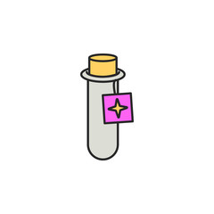 elixir in vitro icon. Element of magic icon for mobile concept and web apps. Color elixir in vitro icon can be used for web and mobile
