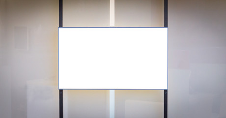 Horizontal LCD Advertisement Mockup