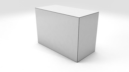 white box template mockup