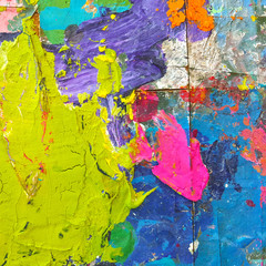 Abstract colorful painting for texture background
