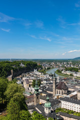 Fototapeta na wymiar View of Salzburg and surroundings, Austria