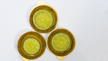 Sweet treat with lemon