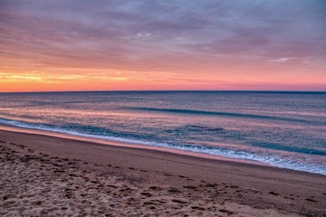 Beautiful Sunset in Cape Cod National Seashore, Massachusetts