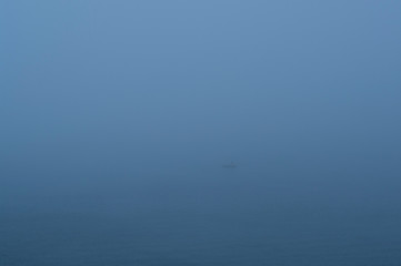 Buoy in fog