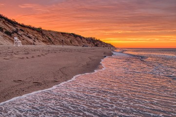 Beautiful Sunset in Cape Cod National Seashore, Massachusetts