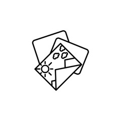 Picture editings  icon. Element of editorial design icon. Thin line icon for website design and development, app development. Premium icon