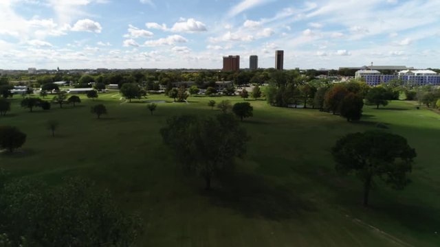 Aerial of Denton, Texas
