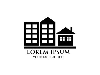 Fototapeta premium Real estate logo,home logo,house logo, property logo,building logo,vector logo template.