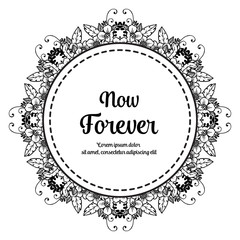 Floral Invitation elegant card vector Design