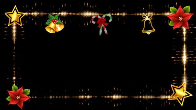 christmas background with snowflakes and place for your text